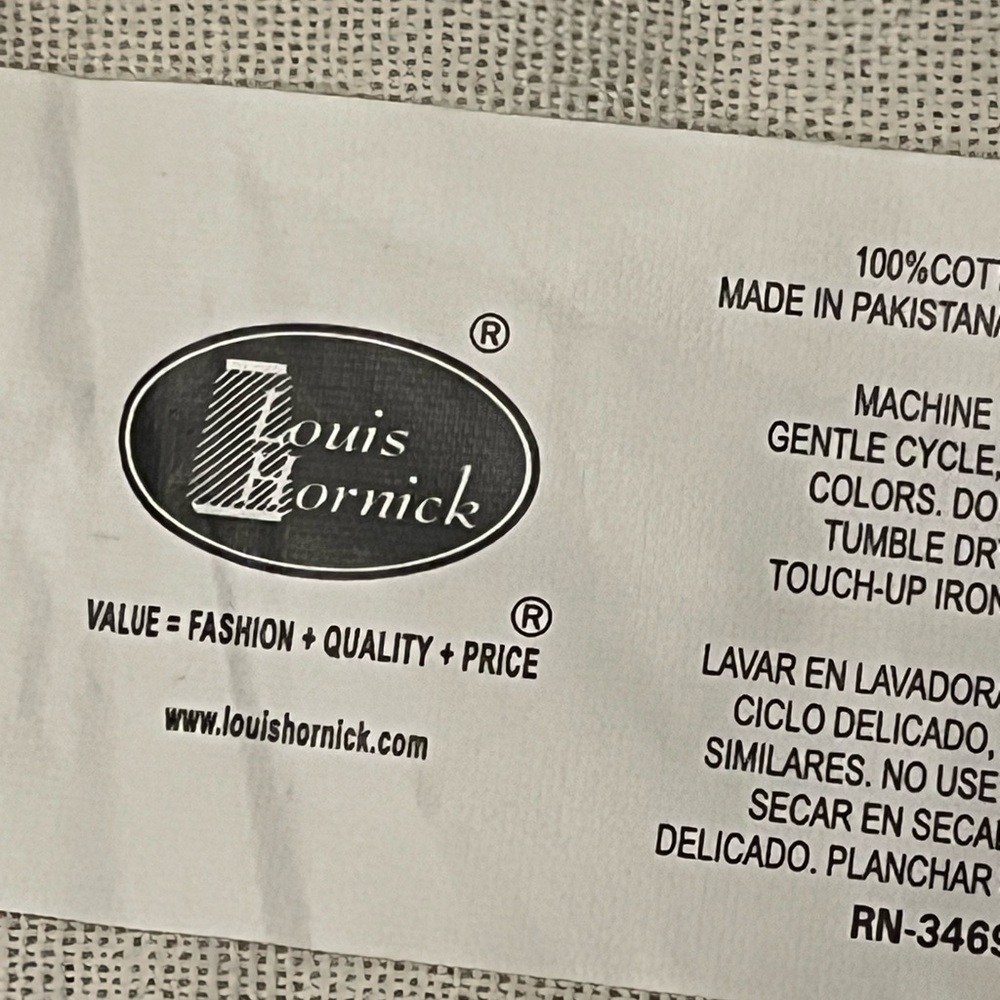 Louis Hornick set of (2) Tab Top Curtain Panel 38 X 60 inches - Picture 3 of 16